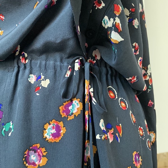 Rebecca Tylor Flower Print Shirt Dress - Picture 6 of 8